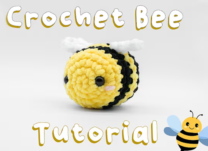🐝 Easy Crochet Bee Pattern – Free Beginner Guide (5 Simple Steps)