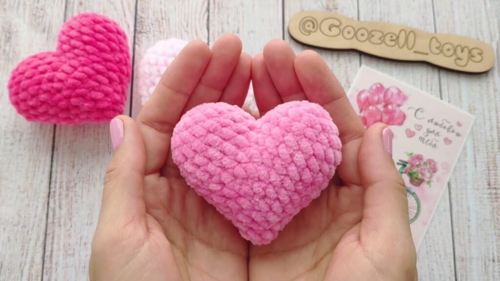 easy crochet heart pattern
