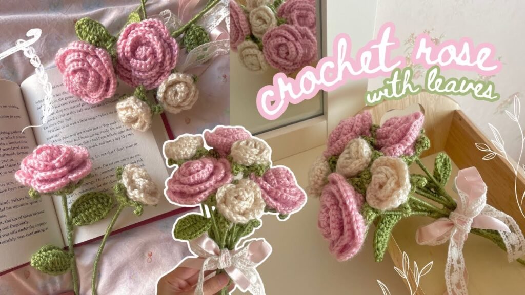 aesthetic crochet flower bouquet ideas